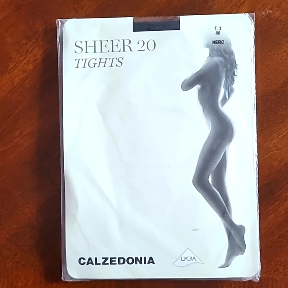 Calzedonia Sheer 20 tights Nero New